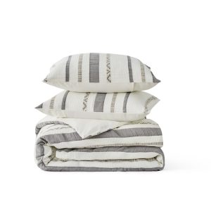 PureWoven  Cotton Boho Waffle Weave Duvet Cover Set
