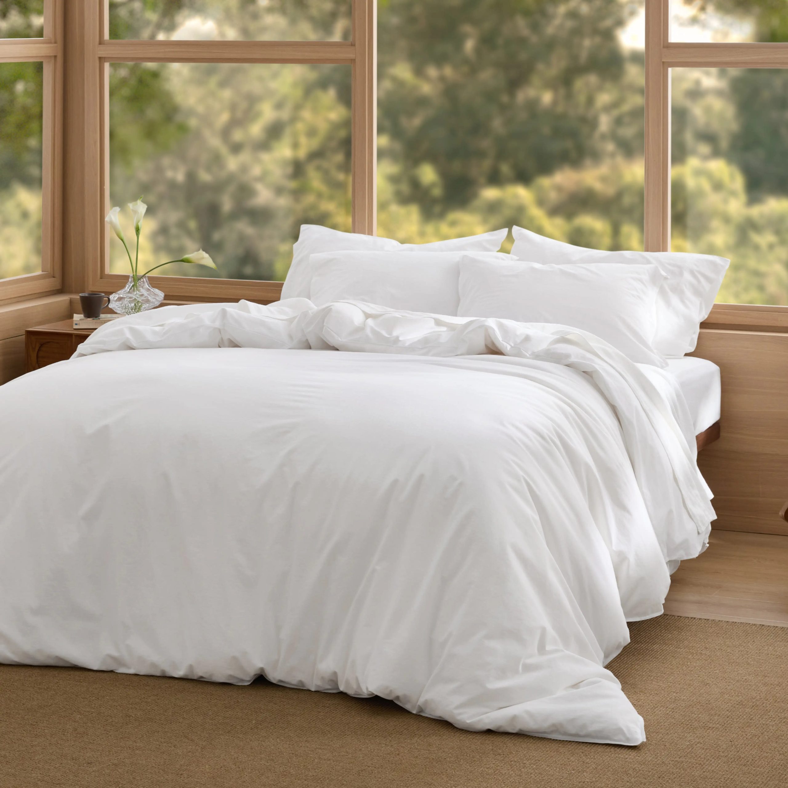 Slub Cotton Duvet Cover Set - Image 26