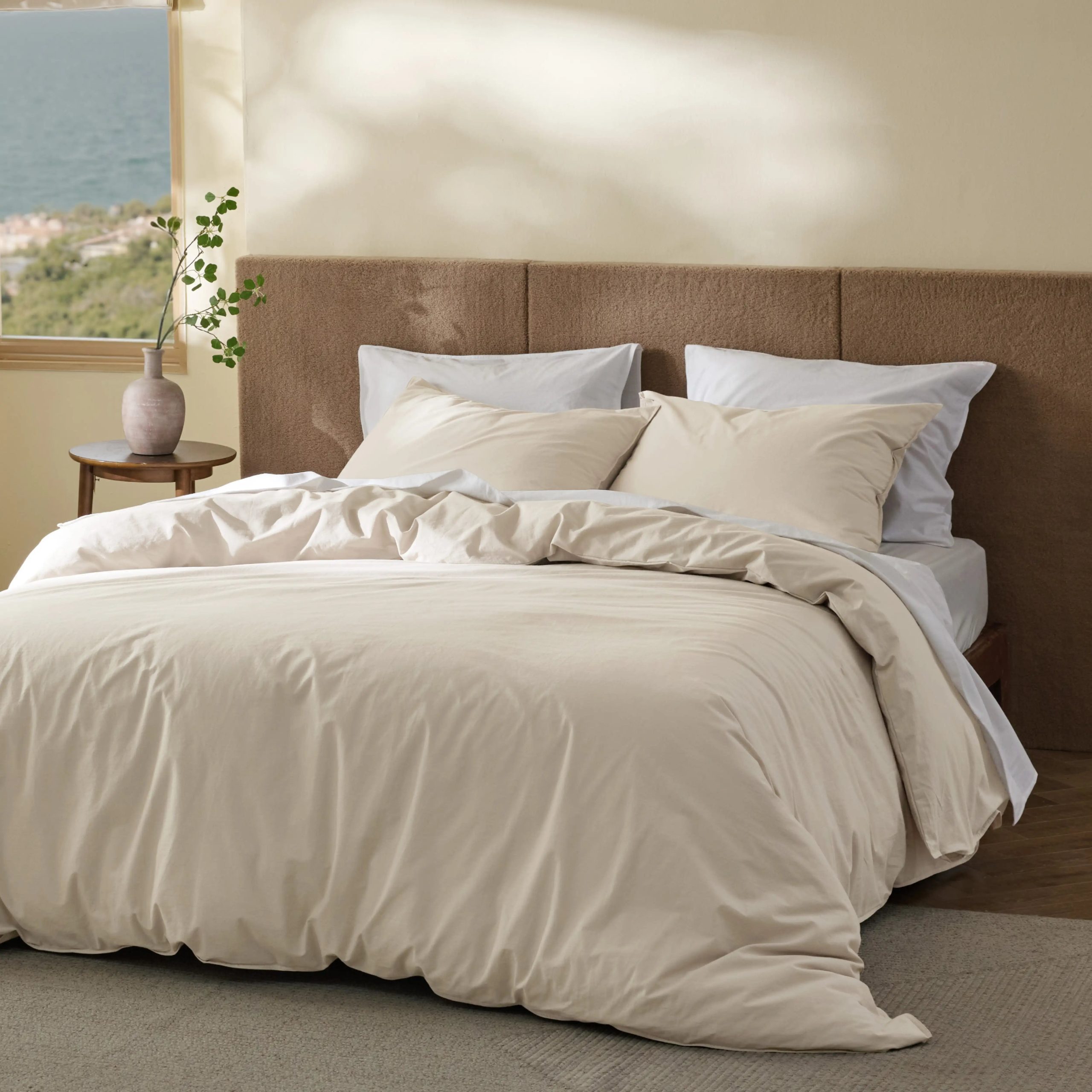 Slub Cotton Duvet Cover Set - Image 8
