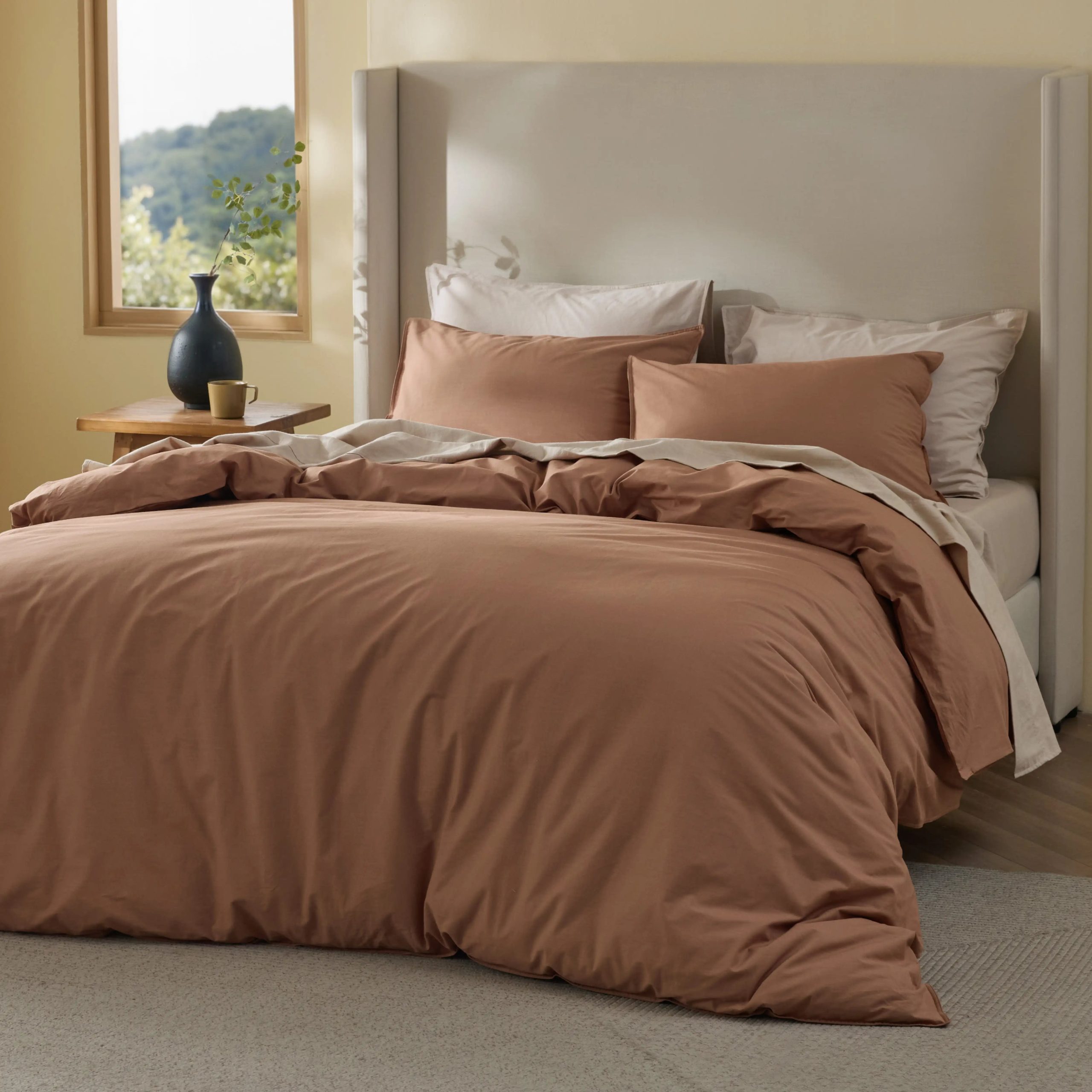 Slub Cotton Duvet Cover Set - Image 20
