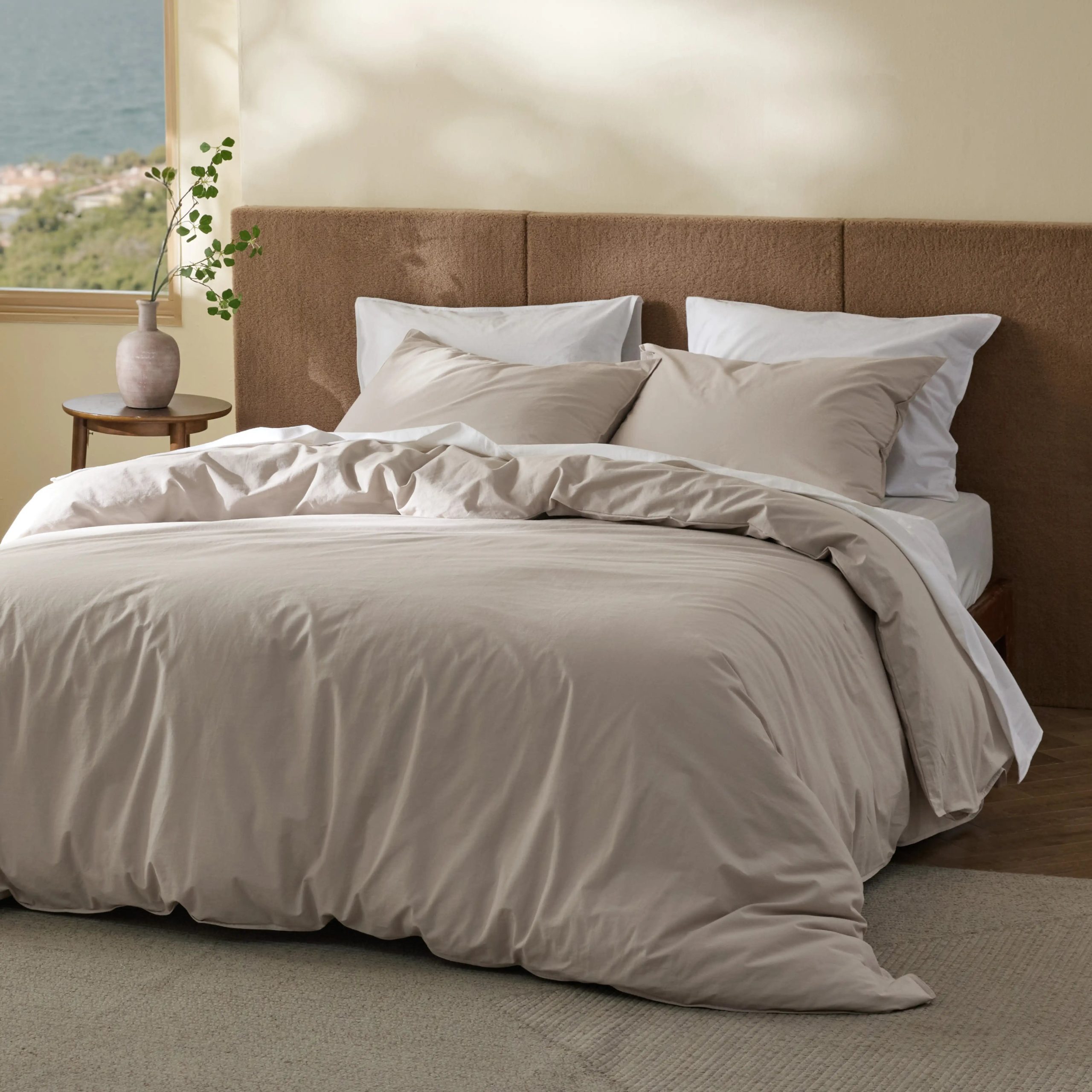 Slub Cotton Duvet Cover Set - Image 14