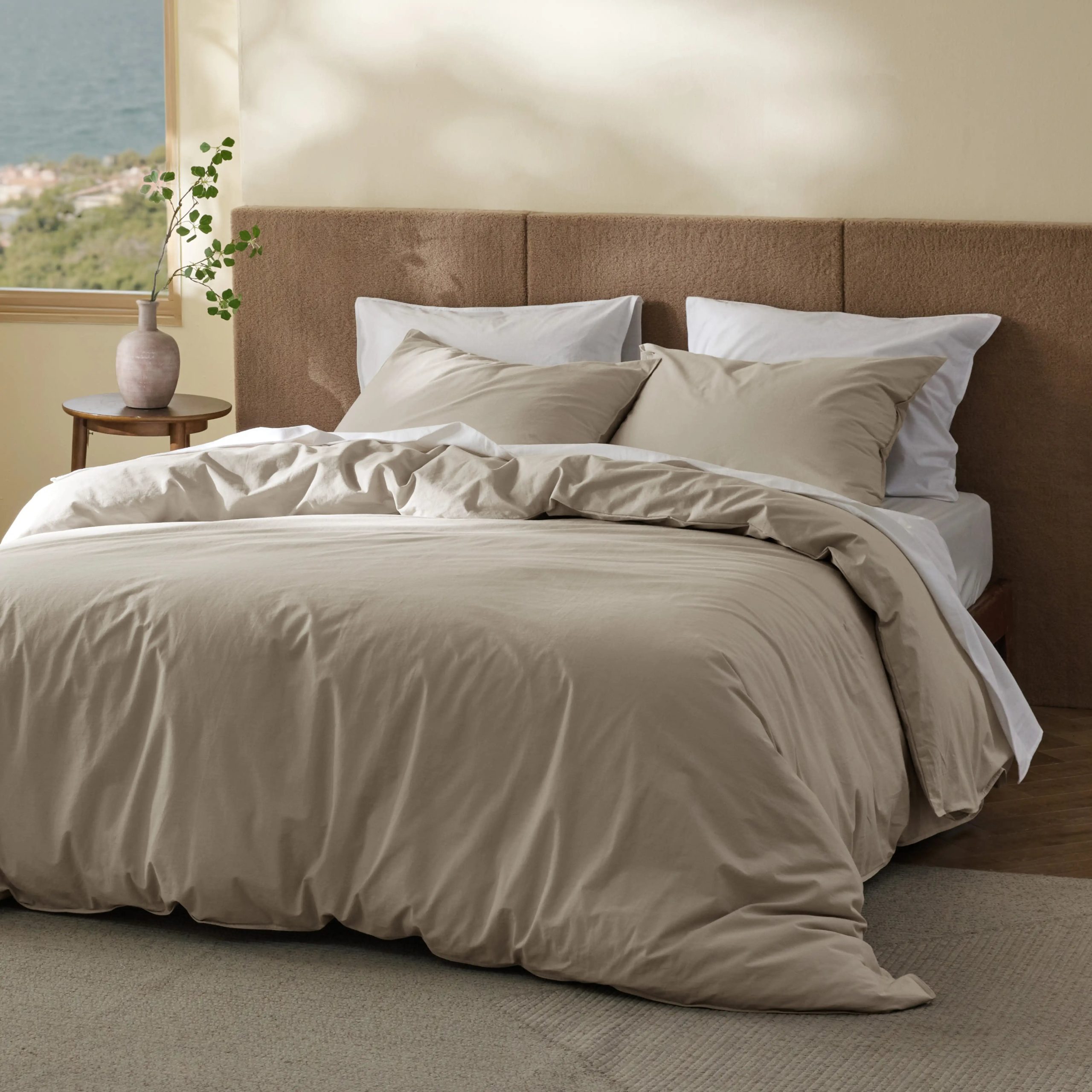 Slub Cotton Duvet Cover Set - Image 2