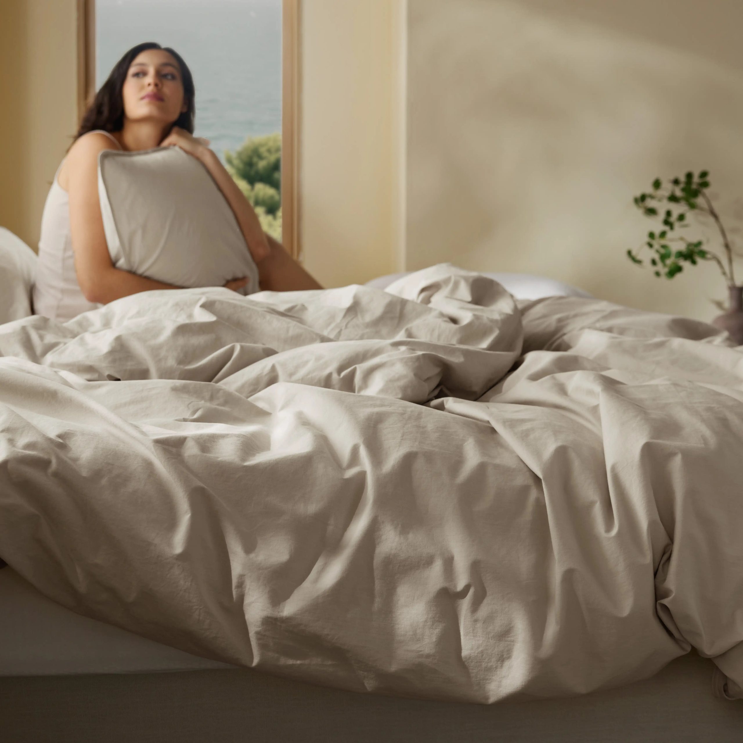 Slub Cotton Duvet Cover Set - Image 3