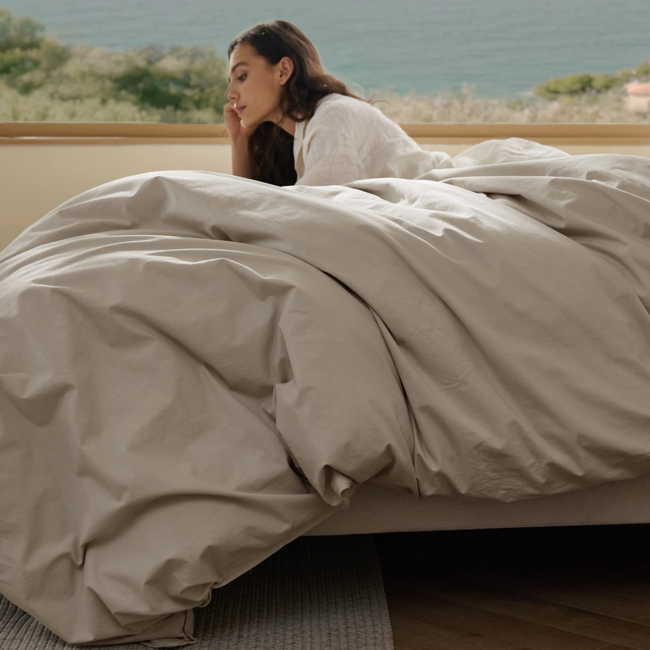 Slub Cotton Duvet Cover Set - Image 5