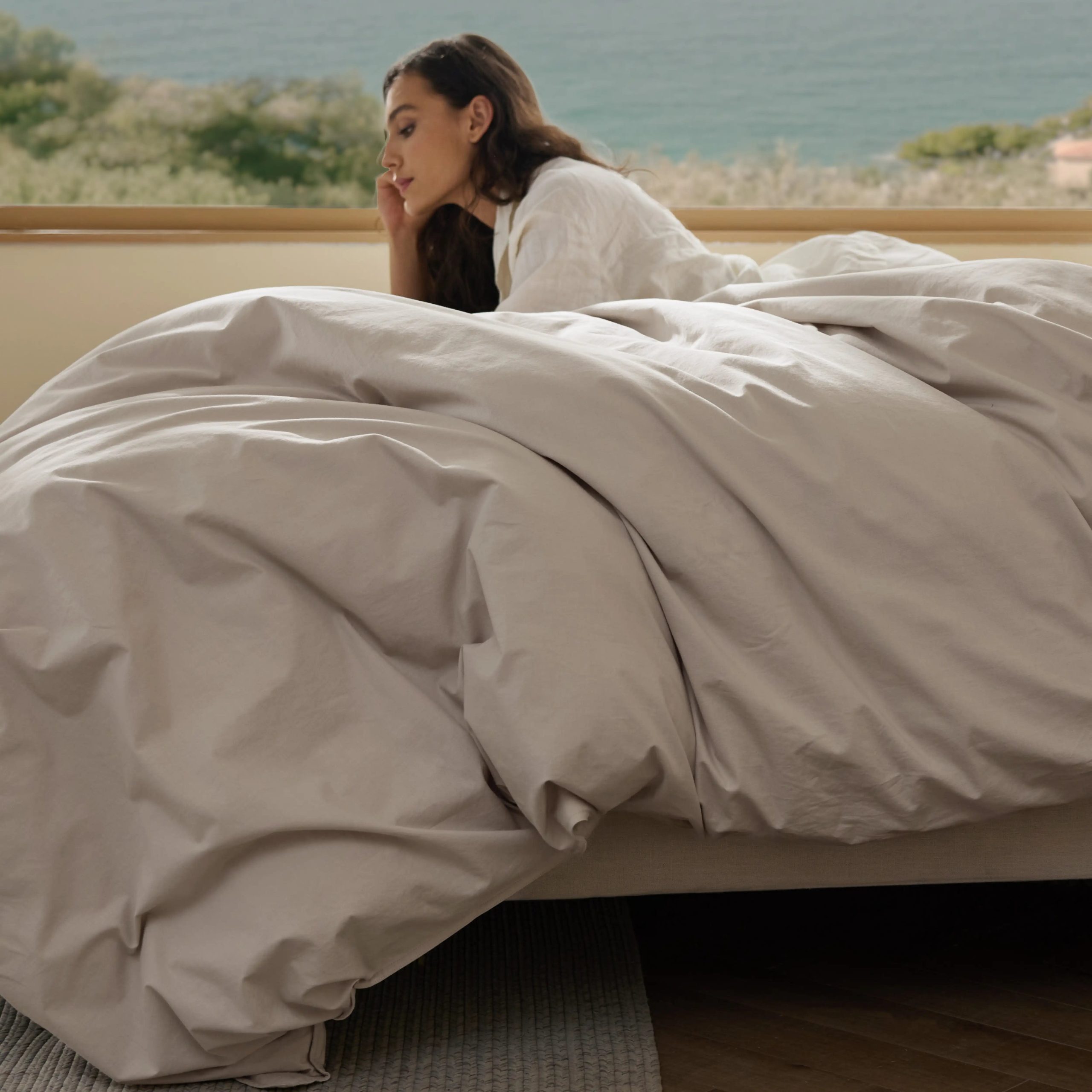 Slub Cotton Duvet Cover Set - Image 17