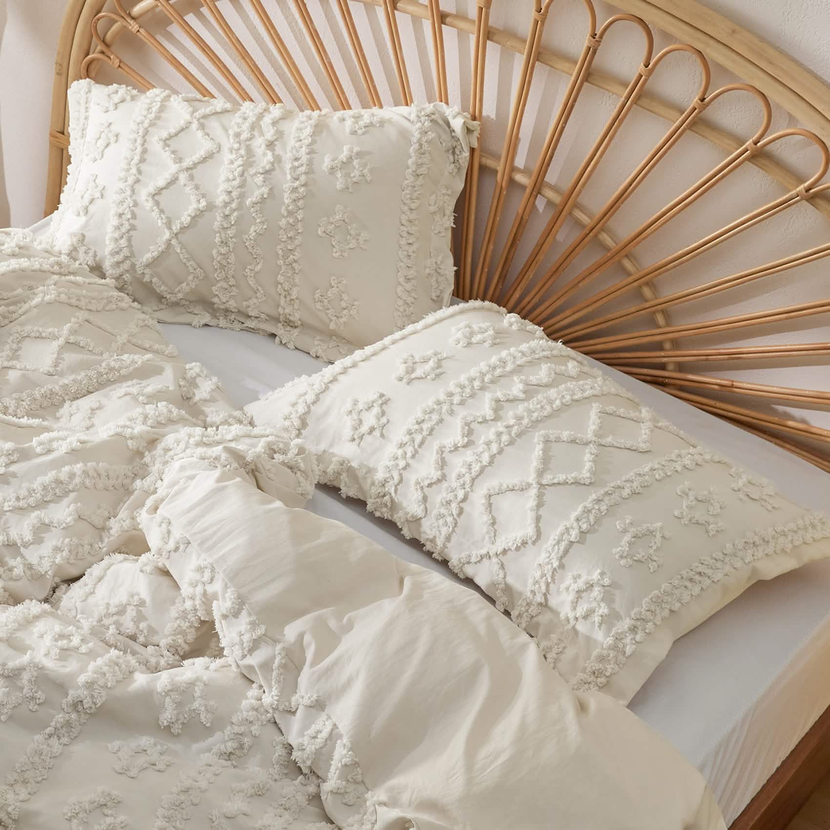 Boho Tufted Embroidery Duvet Cover Set - Image 29