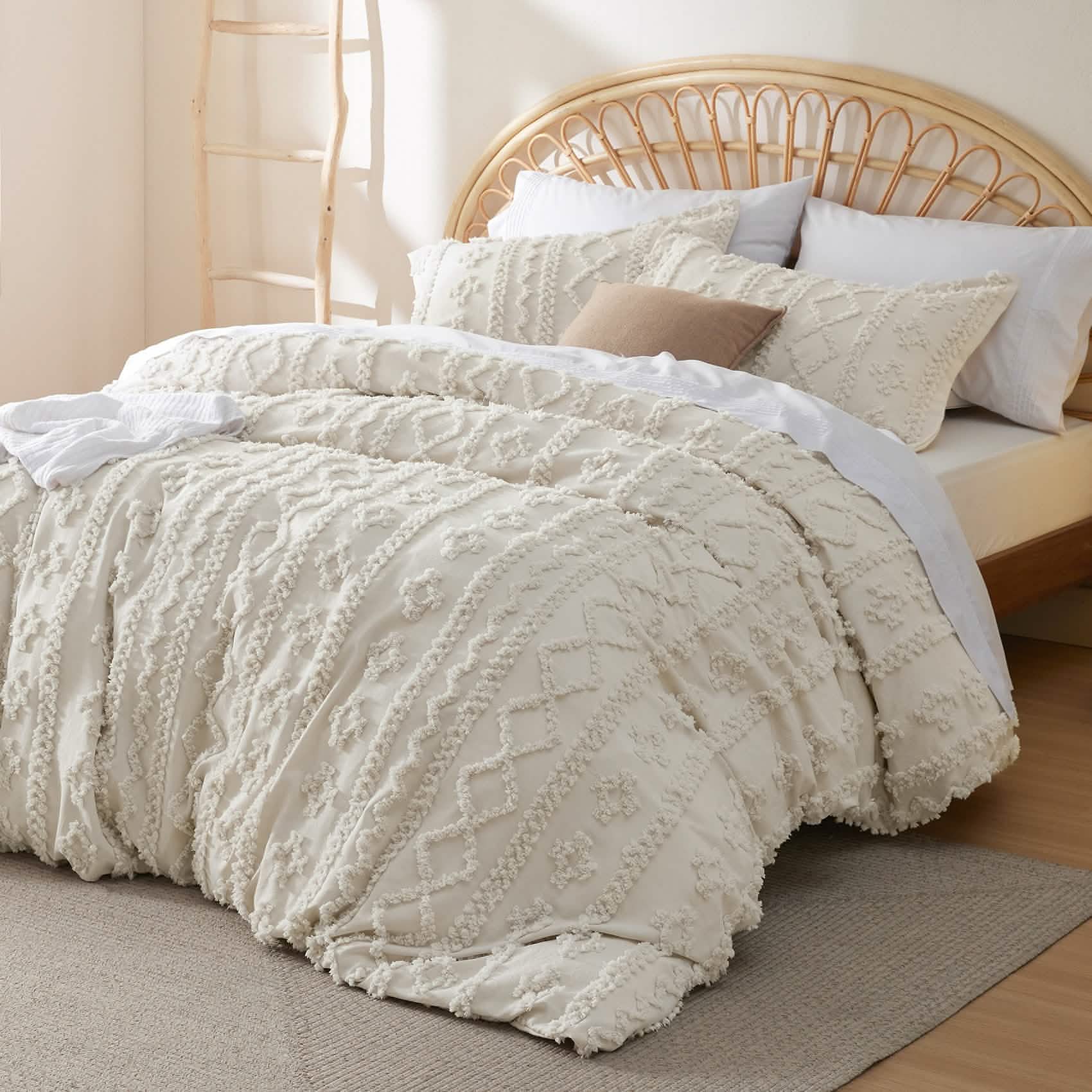 Boho Tufted Embroidery Duvet Cover Set - Image 30