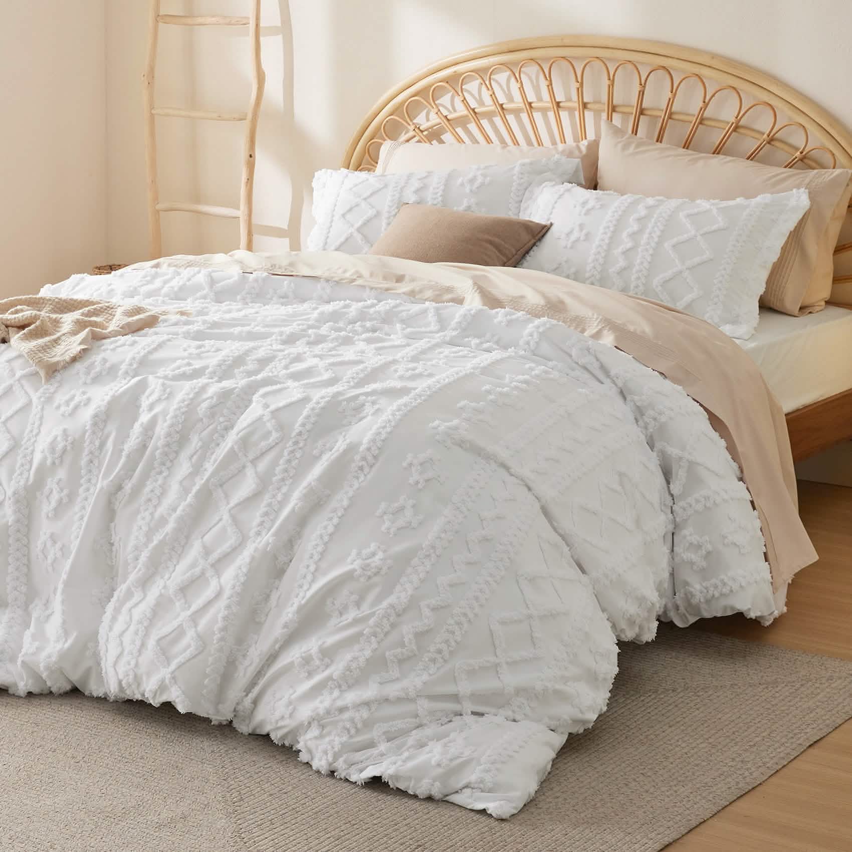 Boho Tufted Embroidery Duvet Cover Set - Image 11